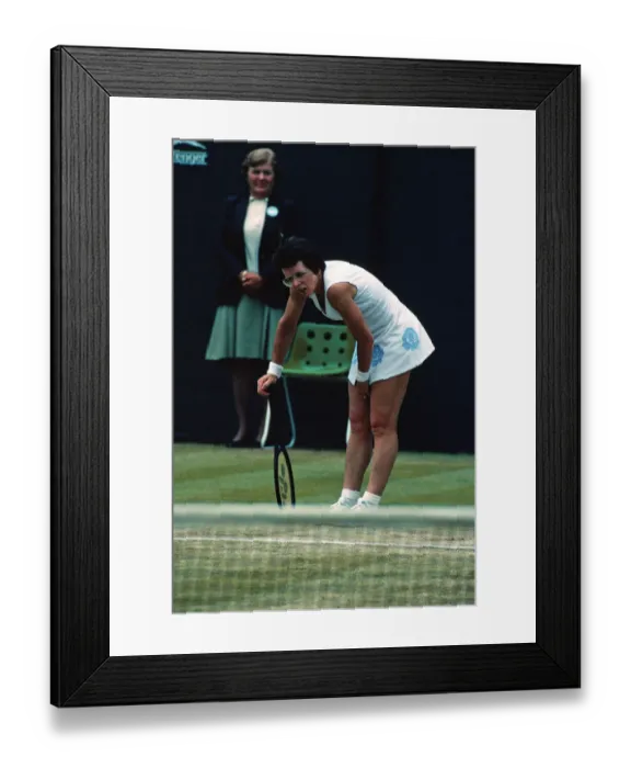 Framed Print : Billy Jean King