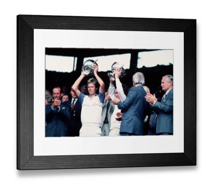 Framed Print : Peter Fleming & John Mcenroe Framed Print : Peter Fleming & John Mcenroe