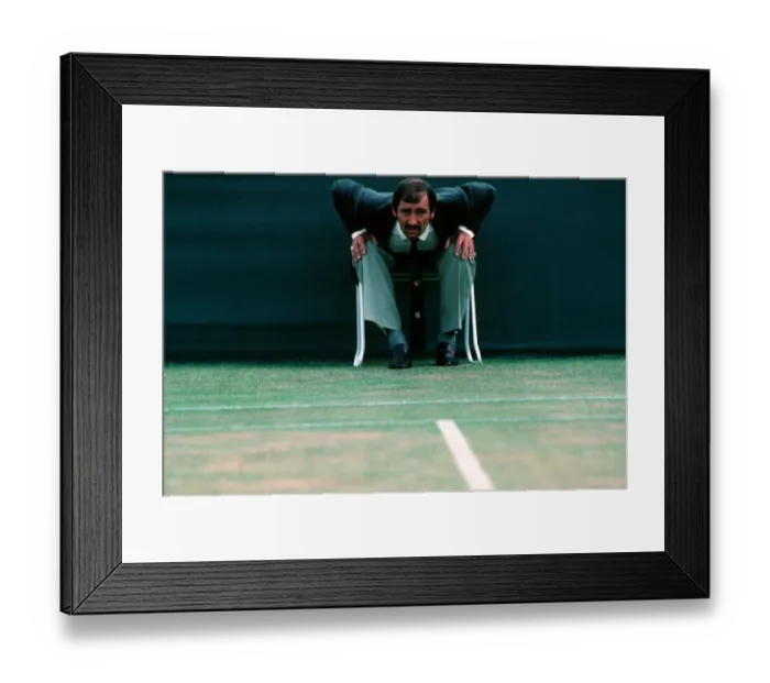 Framed Print : Centre Court Line Judge Framed Print : Centre Court Line Judge