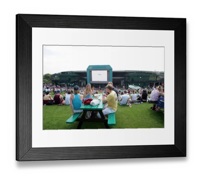 Framed Print : Picnic At Wimbledon Framed Print : Picnic At Wimbledon