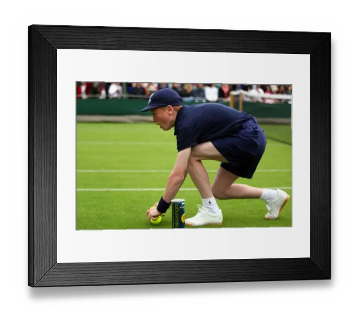 Framed Print : Ball Boy The Wimbledon Championship Wimbledon Championship 2006 Wimbledon Sw19