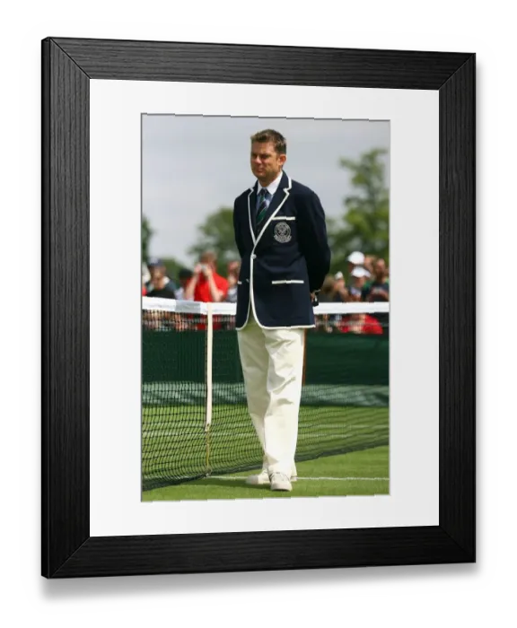 Framed Print : Tennis Umpire Framed Print : Tennis Umpire