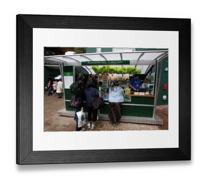 Framed Print : Wimbledon Shop Framed Print : Wimbledon Shop