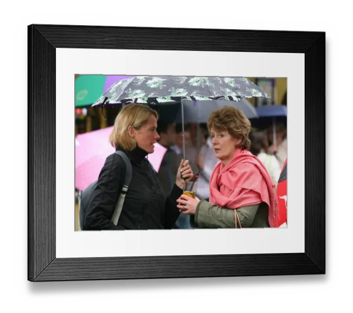 Framed Print : Rain & Pims At Wimbledon Framed Print : Rain & Pims At Wimbledon
