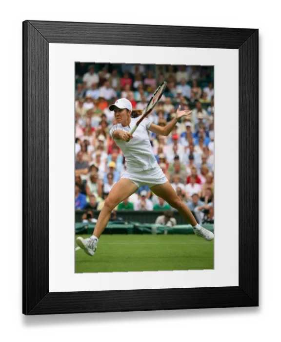 Framed Print : Justine Henin-Hardenne Framed Print : Justine Henin-Hardenne