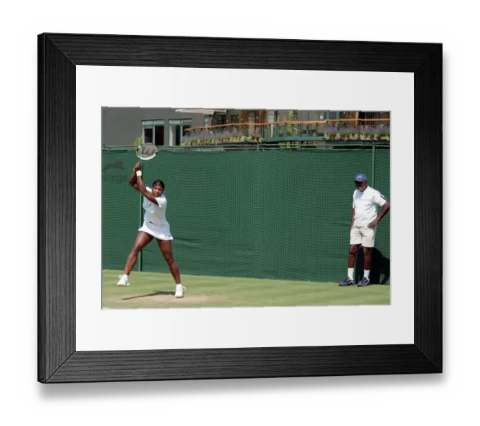 Framed Print : Serena & Richard Williams Framed Print : Serena & Richard Williams