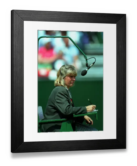 Framed Print : Tennis Umpire Framed Print : Tennis Umpire