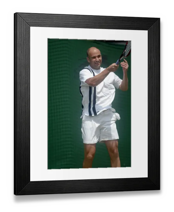 Framed Print : Andre Agassi Framed Print : Andre Agassi