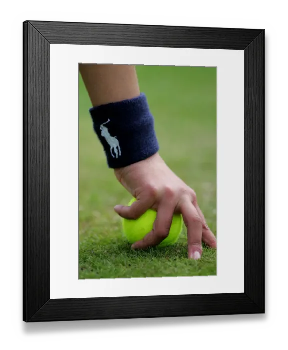 Framed Print : Ball Girl With Ball In Hand Framed Print : Ball Girl With Ball In Hand