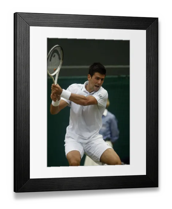 Framed Print : Novak Djokovic Framed Print : Novak Djokovic