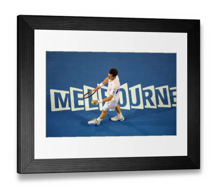 Framed Print : Andy Murray Prepares To Serve Framed Print : Andy Murray Prepares To Serve