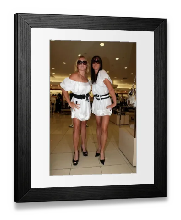 Framed Print : Jelena Jankovic & Beth Mattek Framed Print : Jelena Jankovic & Beth Mattek