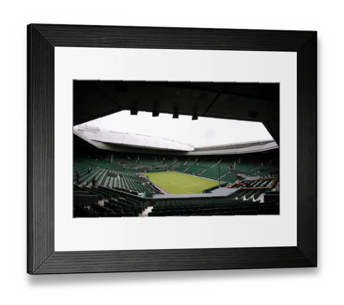 Framed Print : Centre Court Roof