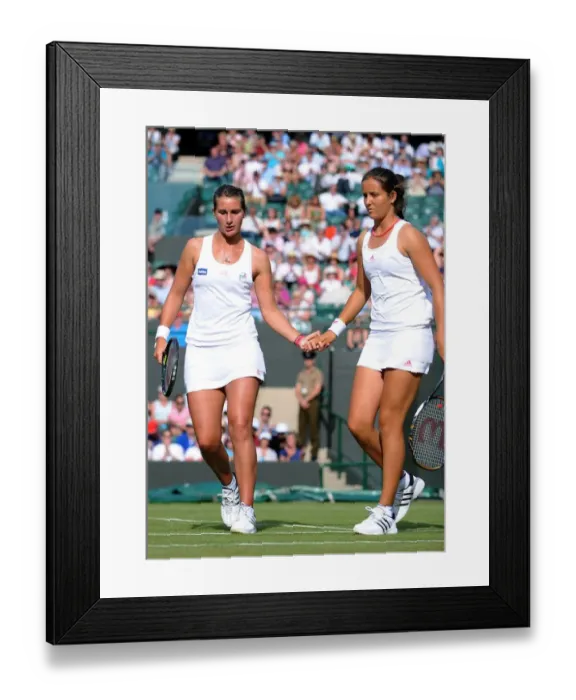 Framed Print : Georgie Stoop & Laura Robson Framed Print : Georgie Stoop & Laura Robson