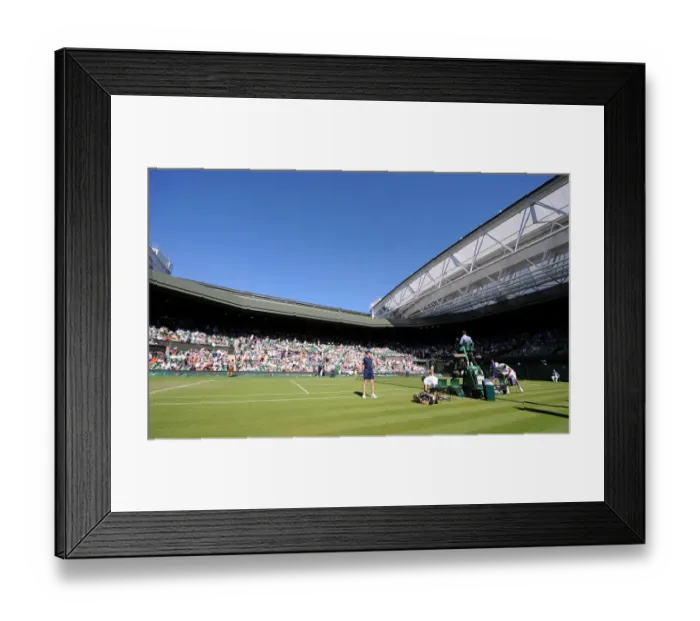 Framed Print : Centre Court Roof