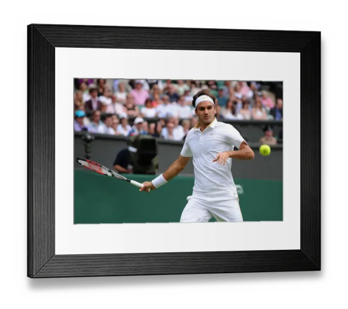 Framed Print : Roger Federer