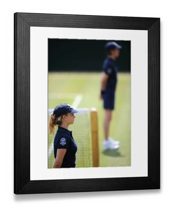 Framed Print : Ball Girl & Boy Framed Print : Ball Girl & Boy