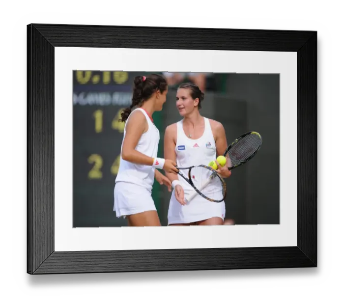 Framed Print : Laura Robson & George Stoop Framed Print : Laura Robson & George Stoop