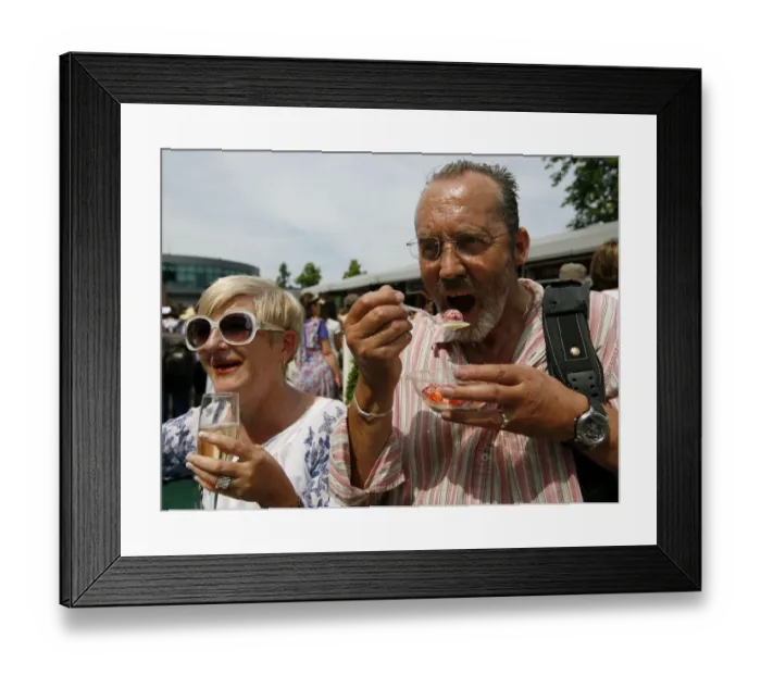Framed Print : Eating Strawberries Framed Print : Eating Strawberries