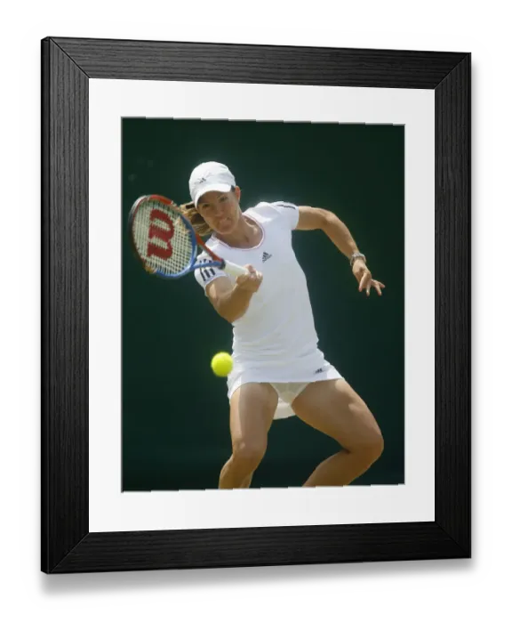 Framed Print : Justine Henin Framed Print : Justine Henin