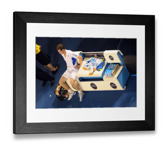 Framed Print : Andy Murray After Defeat Framed Print : Andy Murray After Defeat