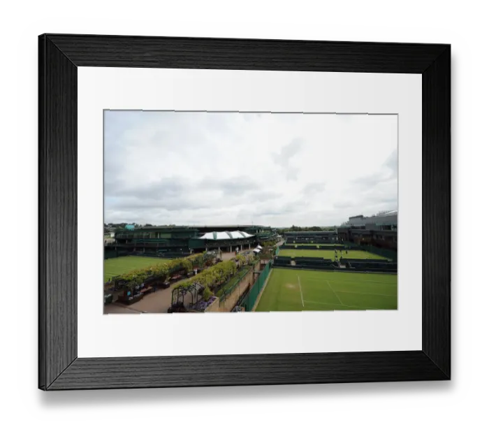 Framed Print : View Of Show Court 1 Framed Print : View Of Show Court 1