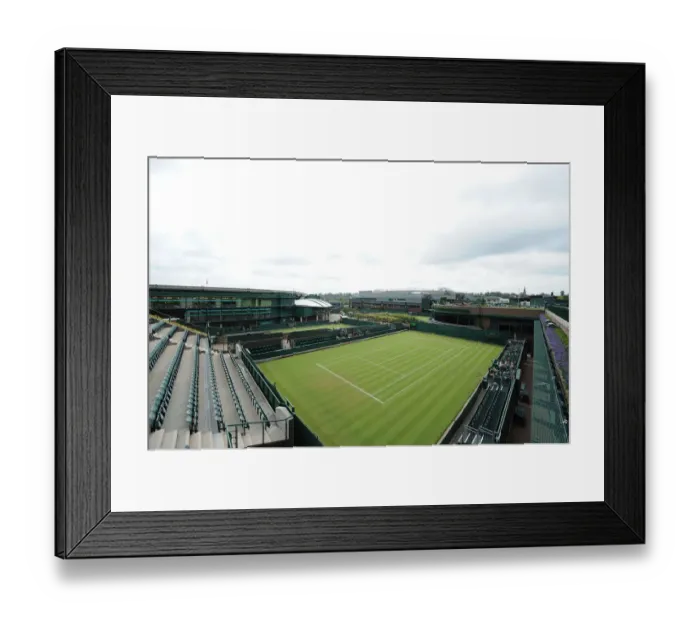 Framed Print : View Of Show Court 18