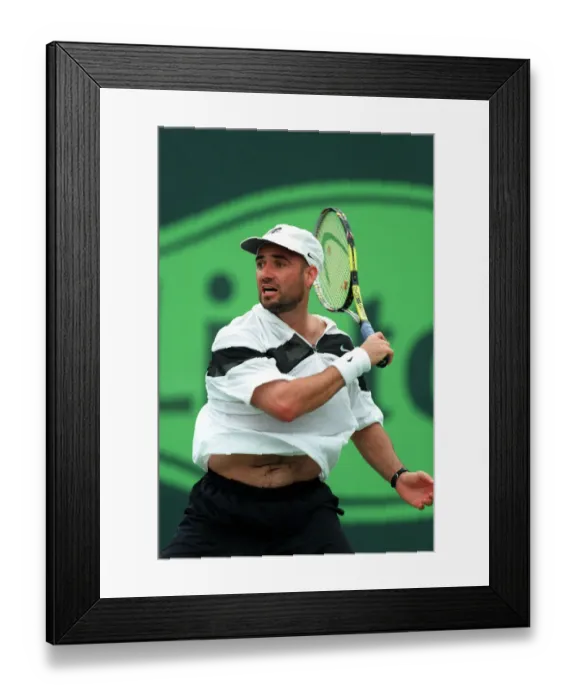 Framed Print : Andre Agassi Framed Print : Andre Agassi