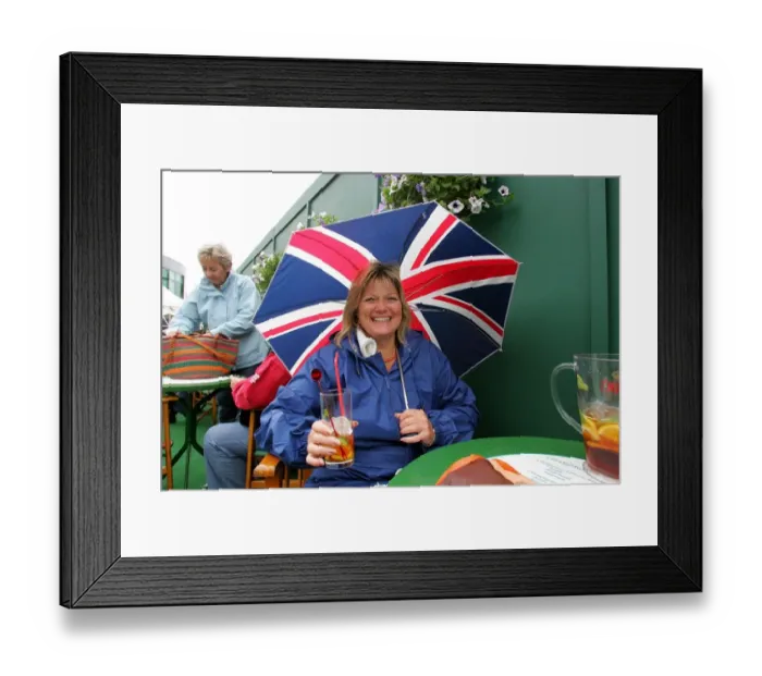 Framed Print : Pimms In The Rain Framed Print : Pimms In The Rain