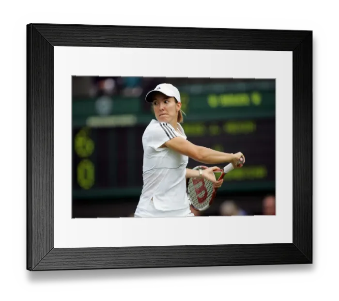 Framed Print : Justine Henin Framed Print : Justine Henin