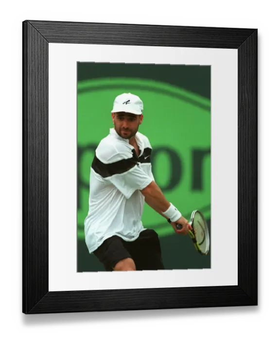 Framed Print : Andre Agassi Framed Print : Andre Agassi