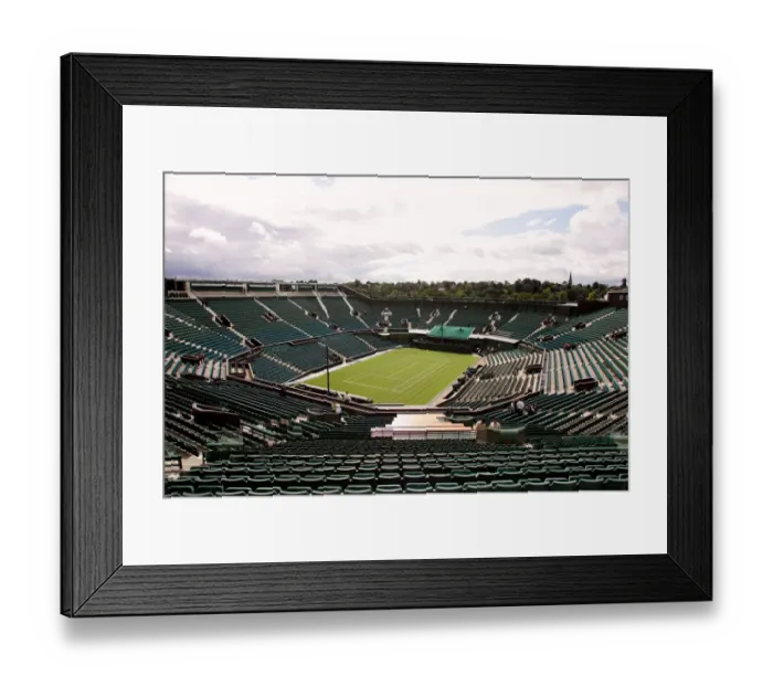 Framed Print : Centre Court Without Roof Framed Print : Centre Court Without Roof