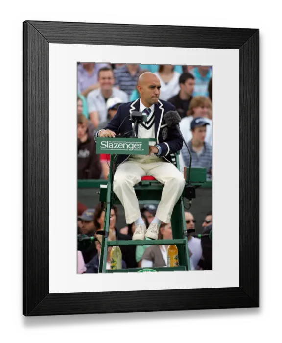 Framed Print : Umpire. Wimbledon Championships 2007 Wimbledon Championships 2007 Wimbledon Framed Print : Umpire. Wimbledon Championships 2007 Wimbledon Championships 2007 Wimbledon