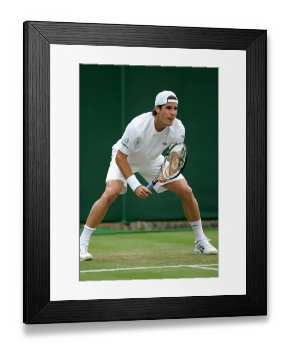 Framed Print : Tommy Hs Germany Wimbledon Championships 2007 Wimbledon Lawn Tennis Club