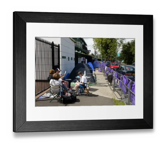 Framed Print : People Queing For Tickets Framed Print : People Queing For Tickets