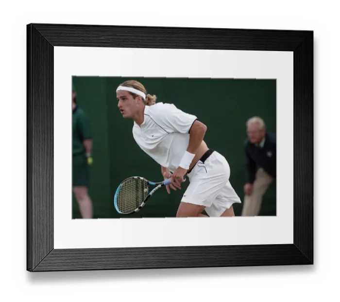 Framed Print : U. T Unknown Tennis Player Framed Print : U. T Unknown Tennis Player