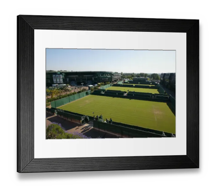 Framed Print : Outside Courts, Wimbledon