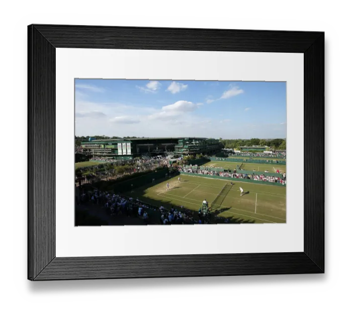 Framed Print : Outside Courts & Show Court