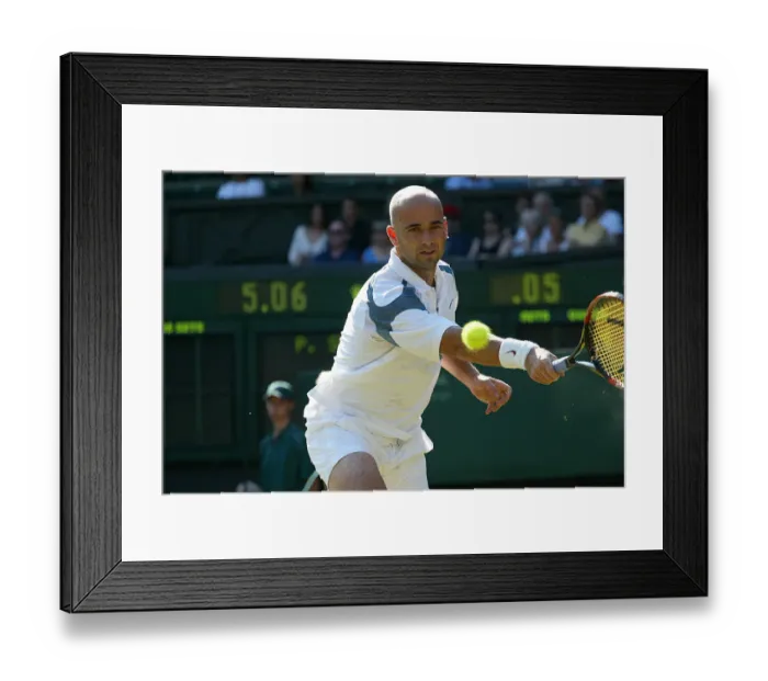 Framed Print : Andre Agassi Framed Print : Andre Agassi