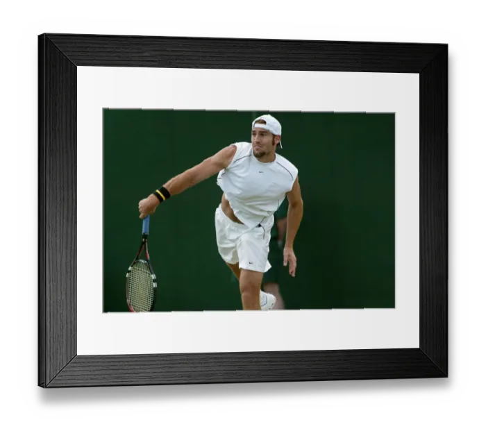 Framed Print : Robby Ginepri Framed Print : Robby Ginepri
