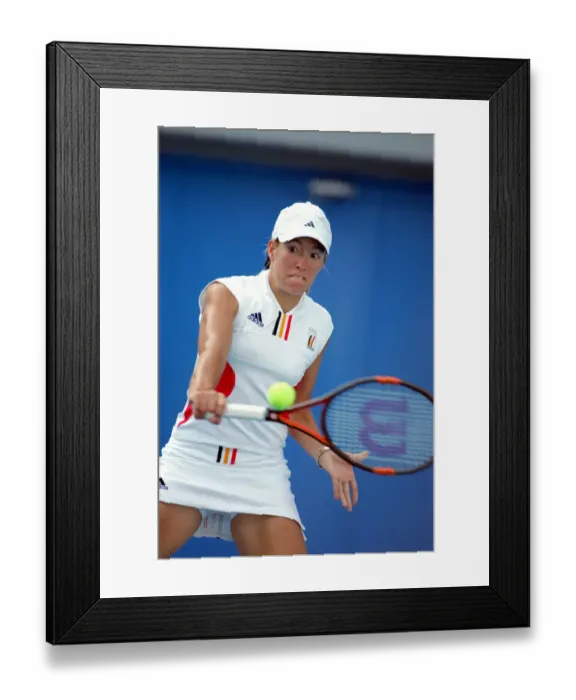 Framed Print : Justinne Henin-Hardenne Framed Print : Justinne Henin-Hardenne
