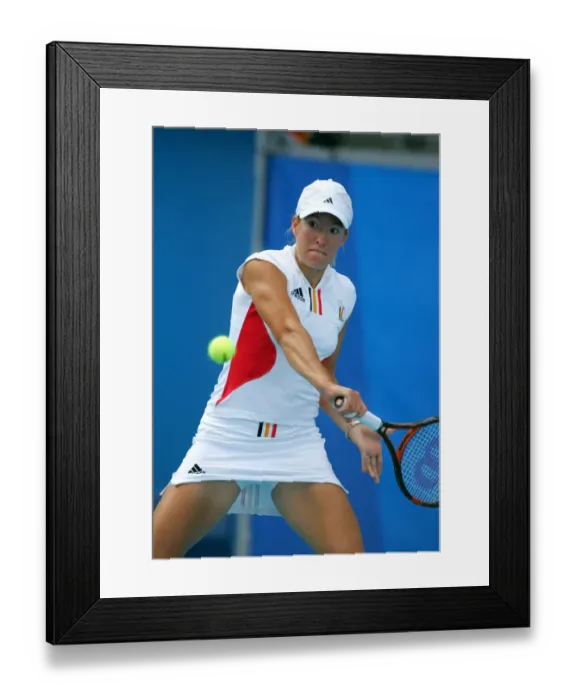 Framed Print : Justinne Henin-Hardenne Framed Print : Justinne Henin-Hardenne