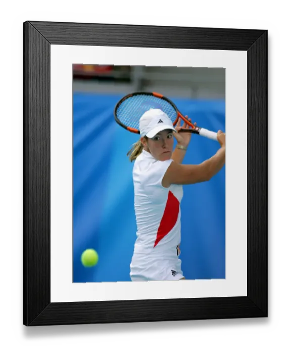 Framed Print : Justinne Henin-Hardenne Framed Print : Justinne Henin-Hardenne