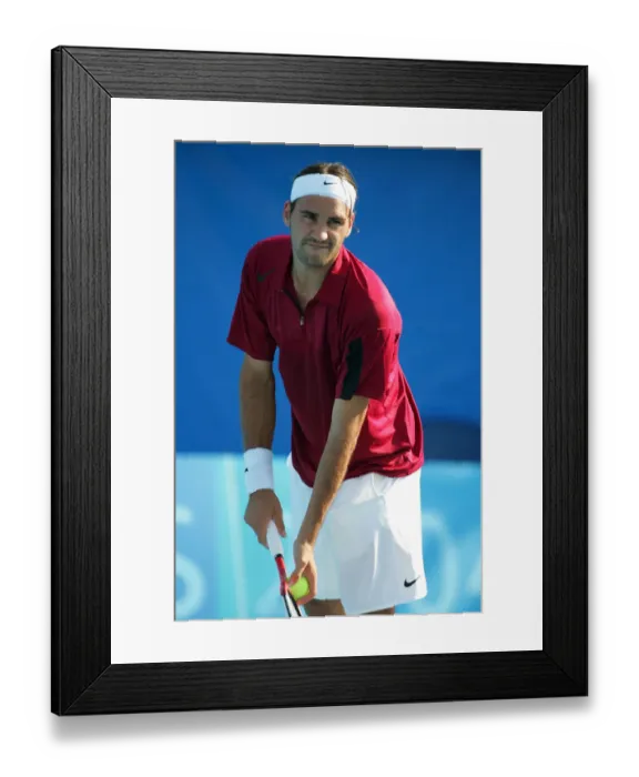Framed Print : Roger Federer Framed Print : Roger Federer