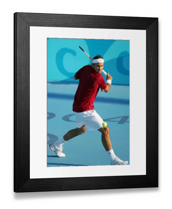 Framed Print : Roger Federer