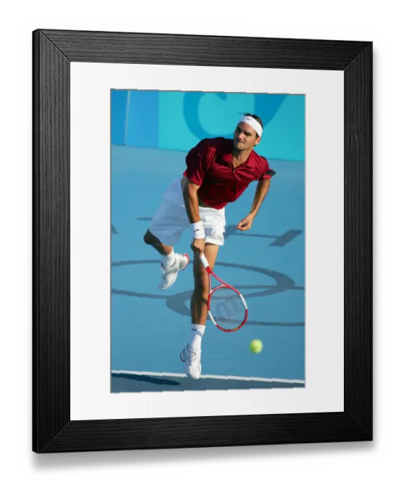 Framed Print : Roger Federer Framed Print : Roger Federer