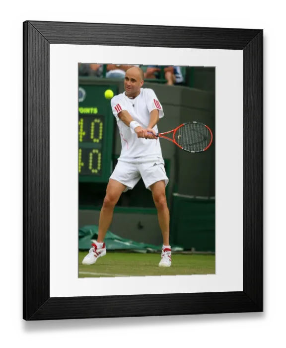 Framed Print : Andre Agassi Framed Print : Andre Agassi