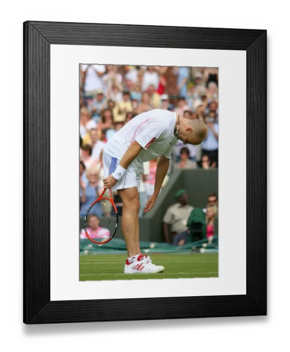 Framed Print : Andre Agassi Framed Print : Andre Agassi