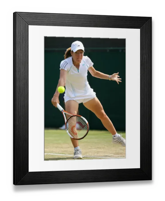 Framed Print : Justine Henin-Hardenne Framed Print : Justine Henin-Hardenne