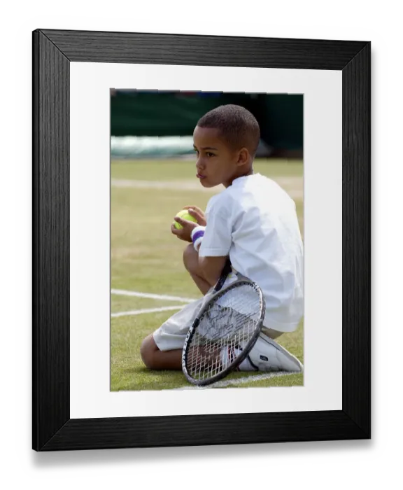 Framed Print : Children Playing Tennis Framed Print : Children Playing Tennis